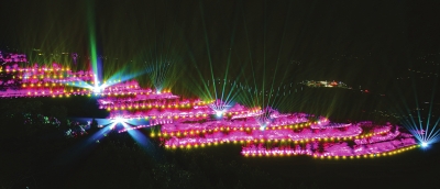 梯田變秀場 蘭州夜經(jīng)濟(jì)再添新亮點