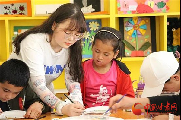 關愛山區的孩子 西北師大學子在東鄉、會寧開展體育美育浸潤行動活動