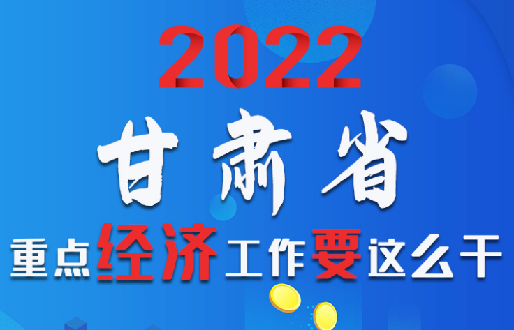 【甘快看·圖解】速覽！2022甘肅省重點經(jīng)濟工作要這么干！