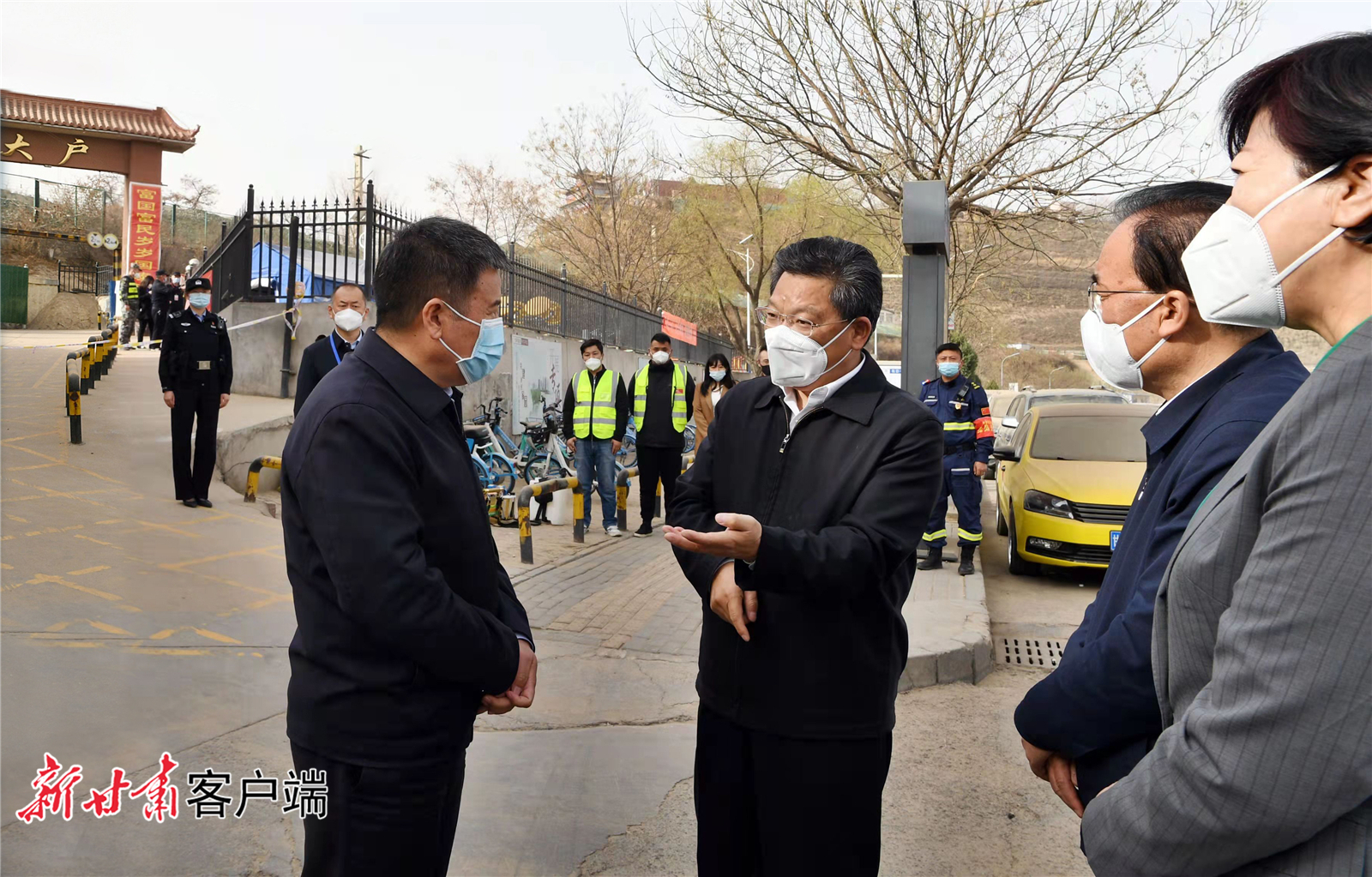 任振鶴在蘭州市調研疫情防控工作時強調：堅持就是勝利 科學精準防控 以快準狠的過硬作風奪取蘭州保衛戰的全面勝利