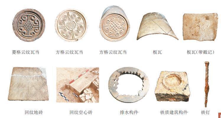 遺址出土的遺物(本版圖片由甘肅省文物考古研究所提供)