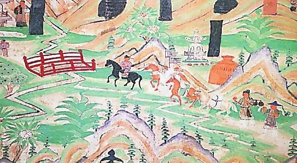 莫高窟第61窟的芭蕉 五代