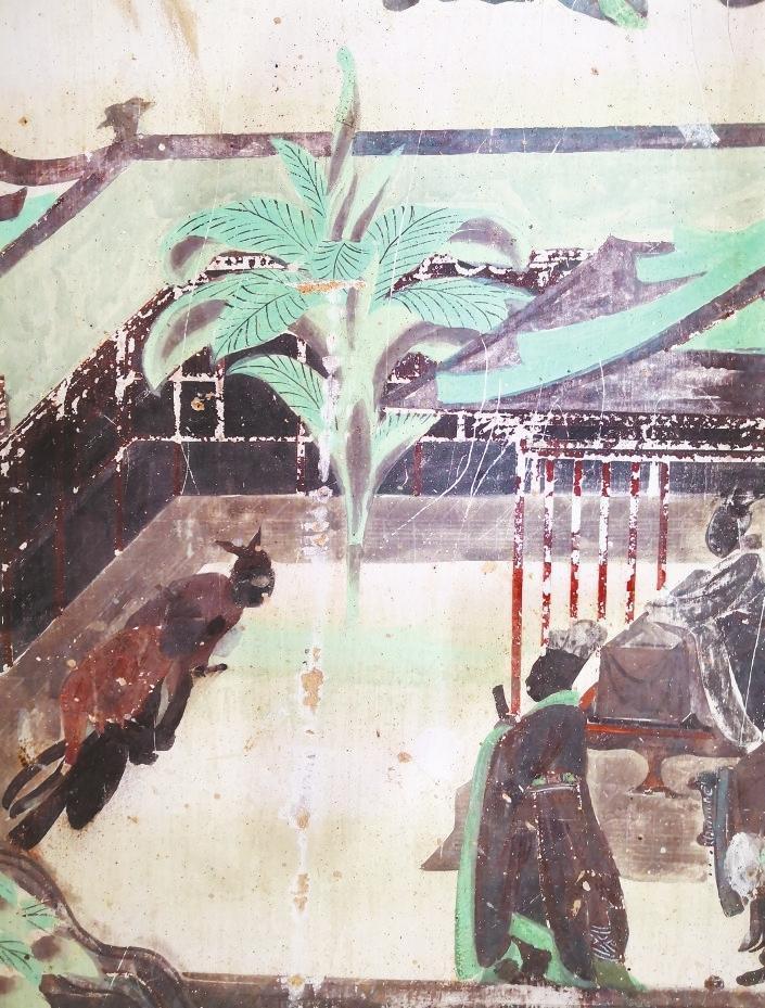 莫高窟第172窟的芭蕉 盛唐